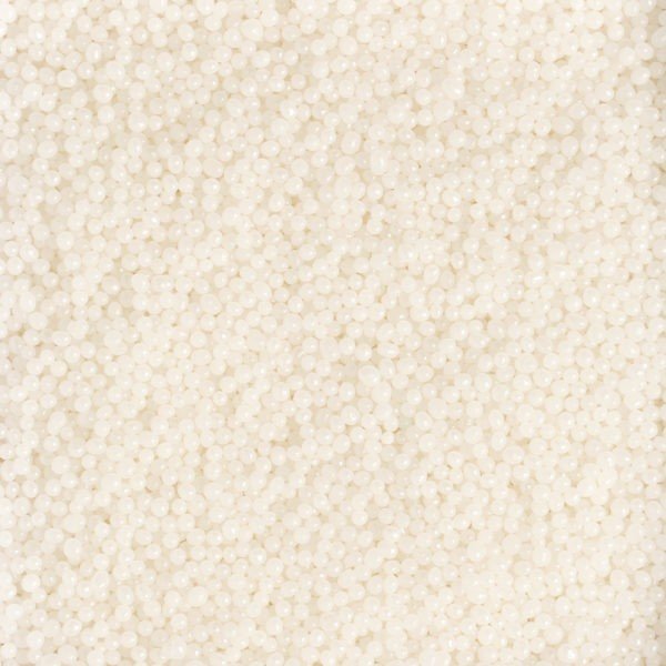 Str�ssel - Sockerp�rlor 2 mm - Vita - Decora - 100 g