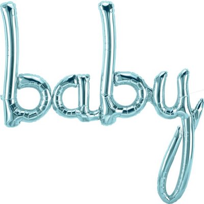 Folieballong - Baby - Pastellbl