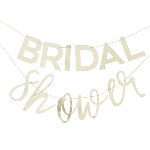 Backdrop - Bridal Shower - Guld Backdrop - Bridal Shower - Guld