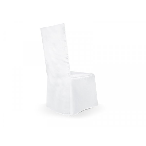 Stolsöverdrag - Satin - Färg: Vitt Stolsöverdrag - Satin - Färg: Vitt