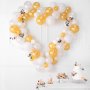 Pastellballonger - Premium 27 cm - Vita - 100-pack