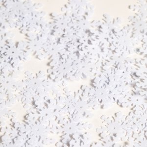 Bordskonfetti - Snöflingor - Vita - 14g Bordskonfetti - Snöflingor - Vita - 14g