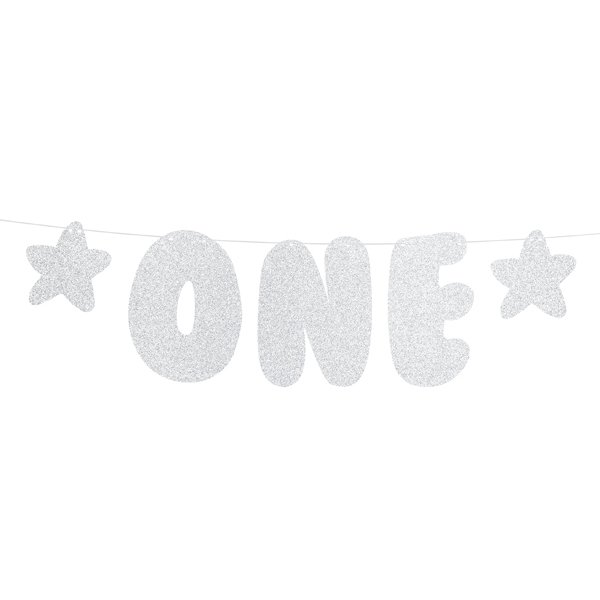 Girlang - ONE - Silverglitter Girlang - ONE - Silverglitter