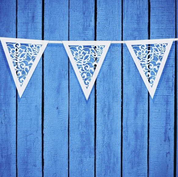 Vimpel - Pärlemor - Vit Vimpel - Pärlemor - Vit