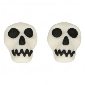 Sockerdekorationer - 8-pack - Skulls