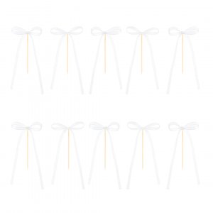 Cake Picks/Cake topper - Rosetter - Vita - 10-pack Cake Picks/Cake topper - Rosetter - Vita - 10-pack