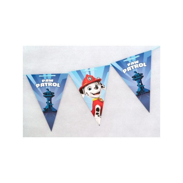 Vimpelgirlang - Paw Patrol - Blå - 1,9m Vimpelgirlang - Paw Patrol - Blå - 1,9m