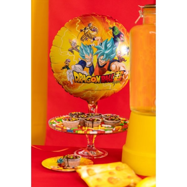 Folieballong - Rund - 43 cm - Dragon Ball Super