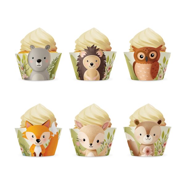 Muffinsformar Skogens V�nner, 6-pack