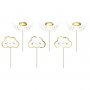 Cake picks - Moln & vingar - 6-pack