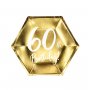 Pappersassietter 60 �r Guld