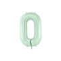 Sifferballong 0-9, pastellf�rgad gr�n 72cm