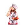 Kockset f�r barn med f�rkl�de, kockm�ssa och tillbeh�r