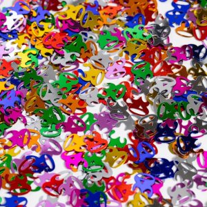 Bordskonfetti - Siffra 30 - Färgmix Metallic - 14 gram Bordskonfetti - Siffra 30 - Färgmix Metallic - 14 gram