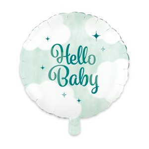 Folieballong - Hello Baby - Rund - 46 cm