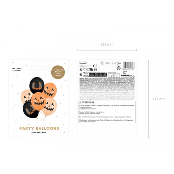 Ballonger pumpa - Mix - 30 cm