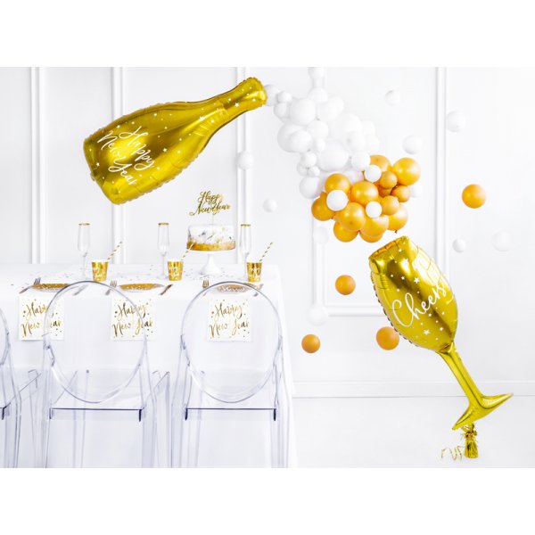 Servetter - Happy New Year - Vit/Guld - 20-pack Servetter - Happy New Year - Vit/Guld - 20-pack