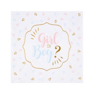 Servetter Gender Reveal 20-pack