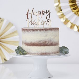Cake Topper - Happy Pushing