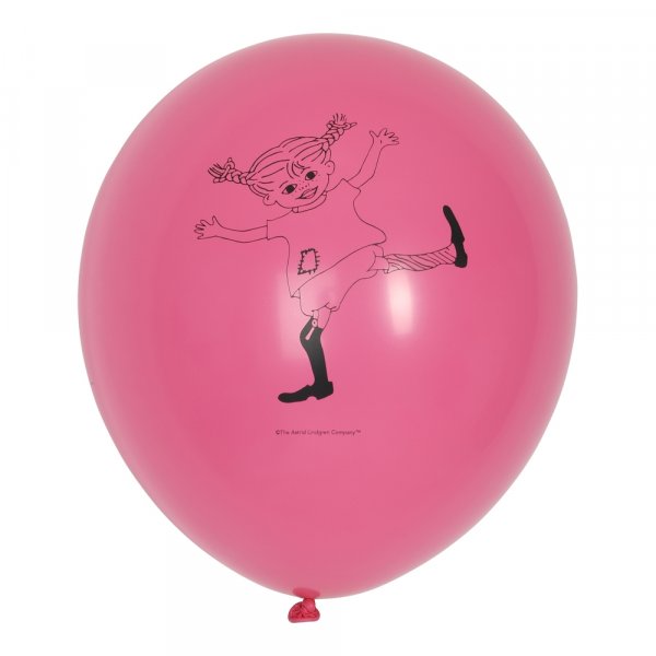 Ballonger Pippi L�ngstrump, 8-pack