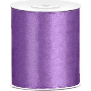 Satinband - 25 m - Lila - Bredd: 100 mm Satinband - 25 m - Lila - Bredd: 100 mm