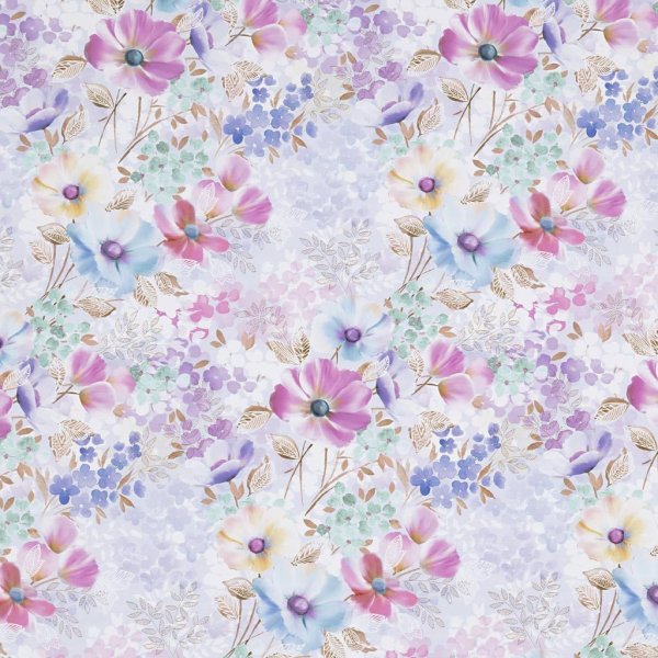 Presentpapper - Blommigt - 0,5 x 5m Presentpapper - Blommigt - 0,5 x 5m