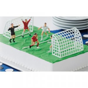 Cake Topper - Football - Mål & Spelare - Wilton Cake Topper - Football - Mål & Spelare - Wilton