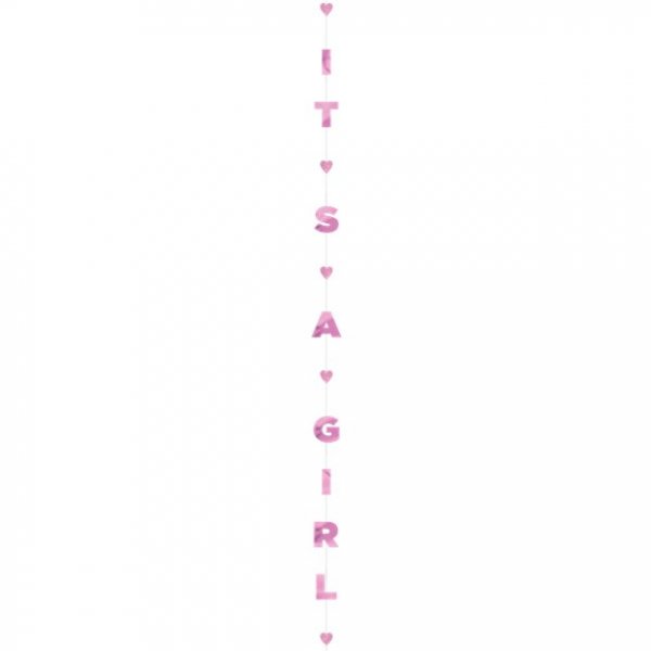 Ballongdekoration - It\\\'s a girl