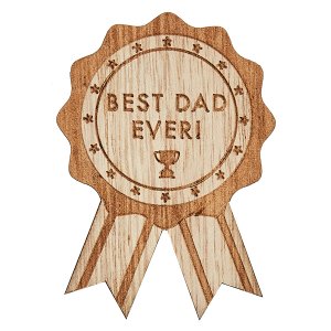 Badge i tr� - Best Dad Ever