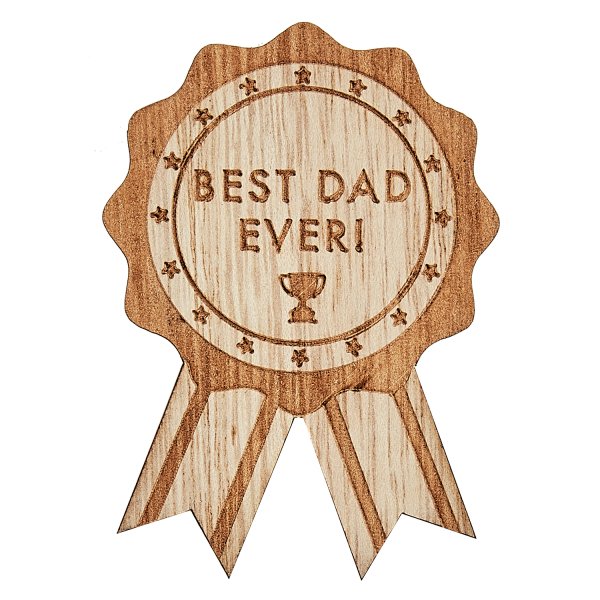 Badge i tr� - Best Dad Ever