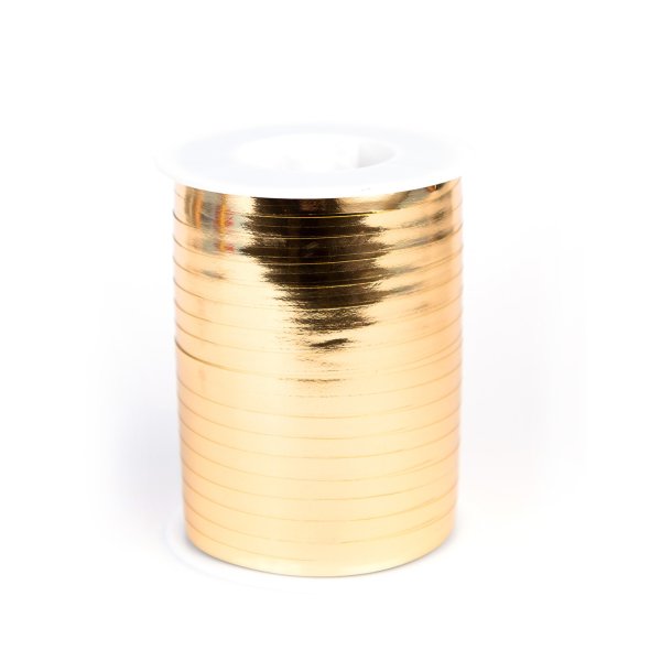 Ballongsn�re - Metallic - Guld - 500 m