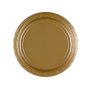 Papptallrikar - Guld Matt - 23 cm - 8-pack