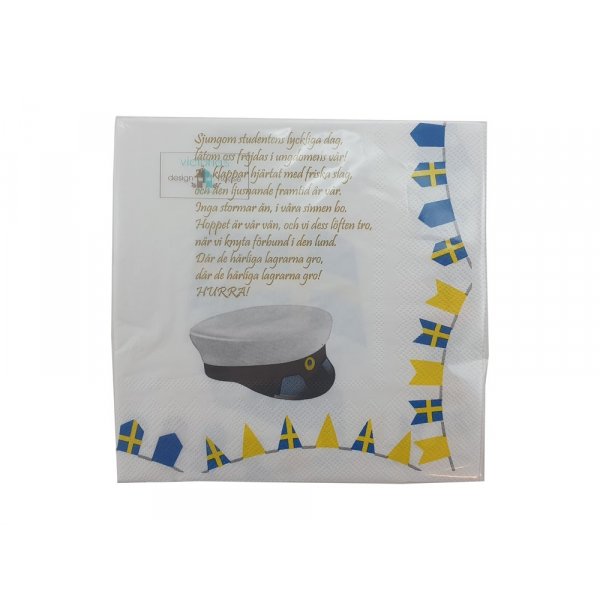 Servetter - Student - 20-pack (33 x 33 cm) Servetter - Student - 20-pack (33 x 33 cm)