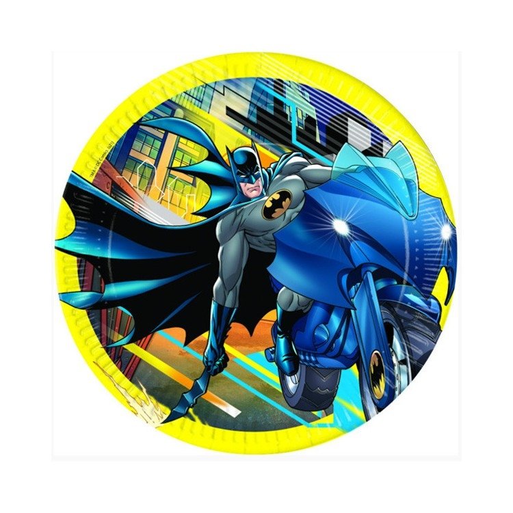 Tallrikar Batman - 8 st - Fyndhörnan