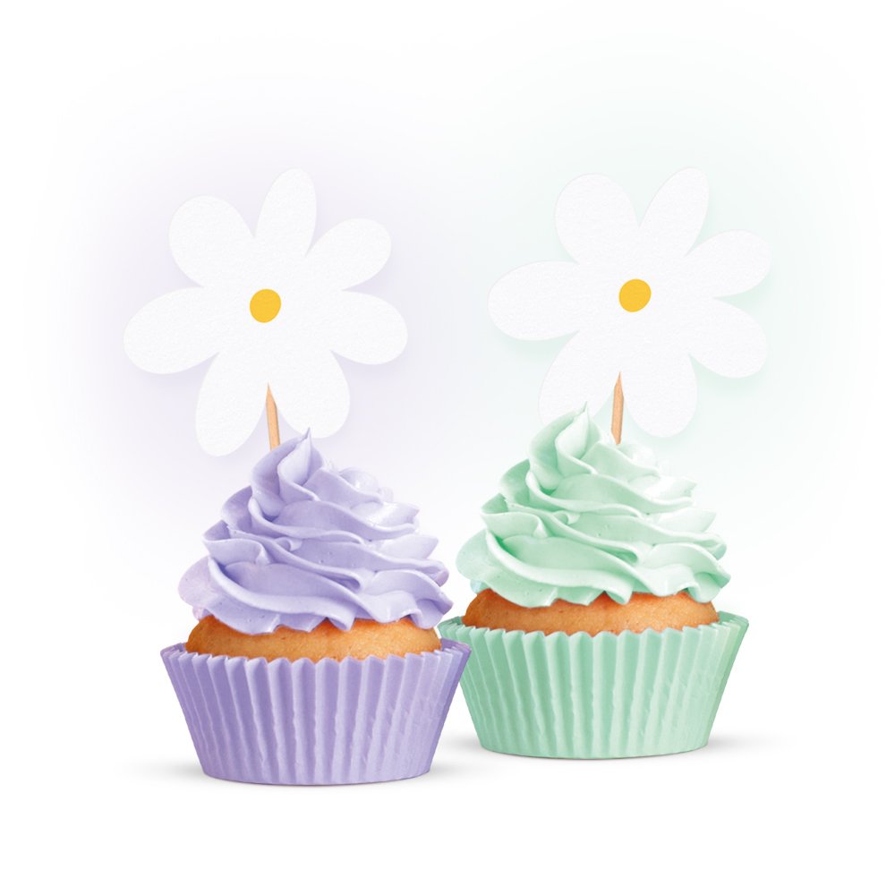 Cake picks – Prästkragar – 12-pack – Cake Picks