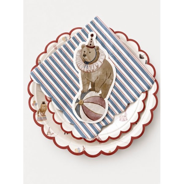 Servetter - Circus - Lavenders Blue - 16-pack