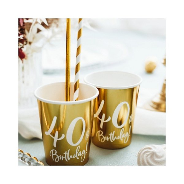 Pappersmuggar 40 �r Guld
