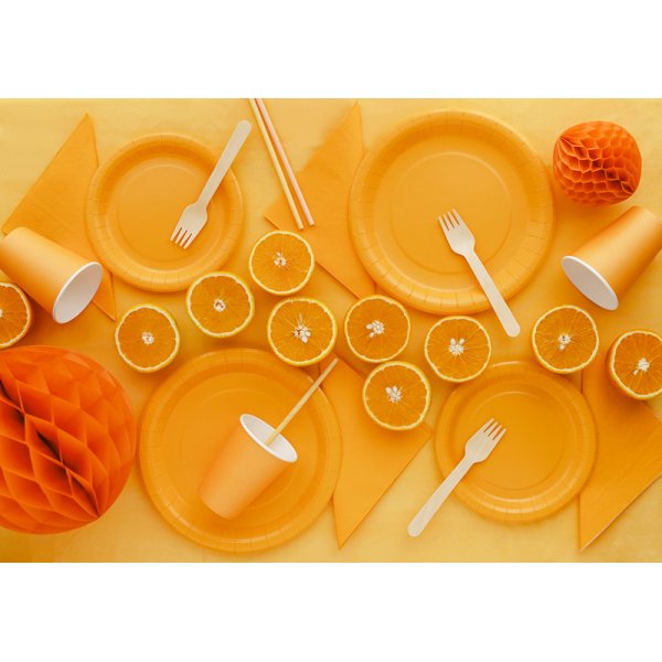 Servetter - Ljusorange