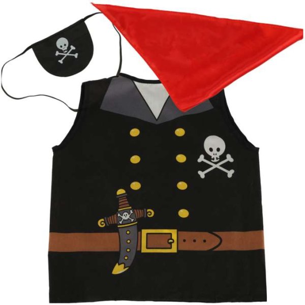 Piratkostym Barn 3-8 år 53x47 cm - Utklädnad Piratkostym Barn 3-8 år 53x47 cm - Utklädnad