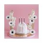 L�nga T�rtljus Svart/Guld 14 cm
