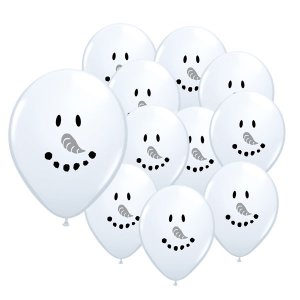 Miniballonger - Sn�gubbe - 5-pack