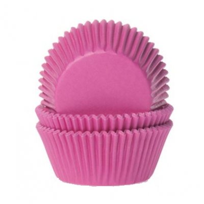 Minimuffinsformar - Hot Pink - 60-pack