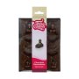 Chokladdekoration gravsten Halloween - 12-pack