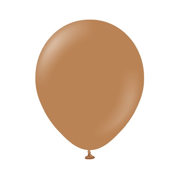Ballonger enfärgade - Premium 45 cm - Caramel Brown - 5-pack Ballonger enfärgade - Premium 45 cm - Caramel Brown - 5-pack