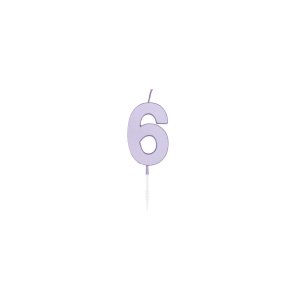 T�rtljus - Pastell Lila - 4,5 cm