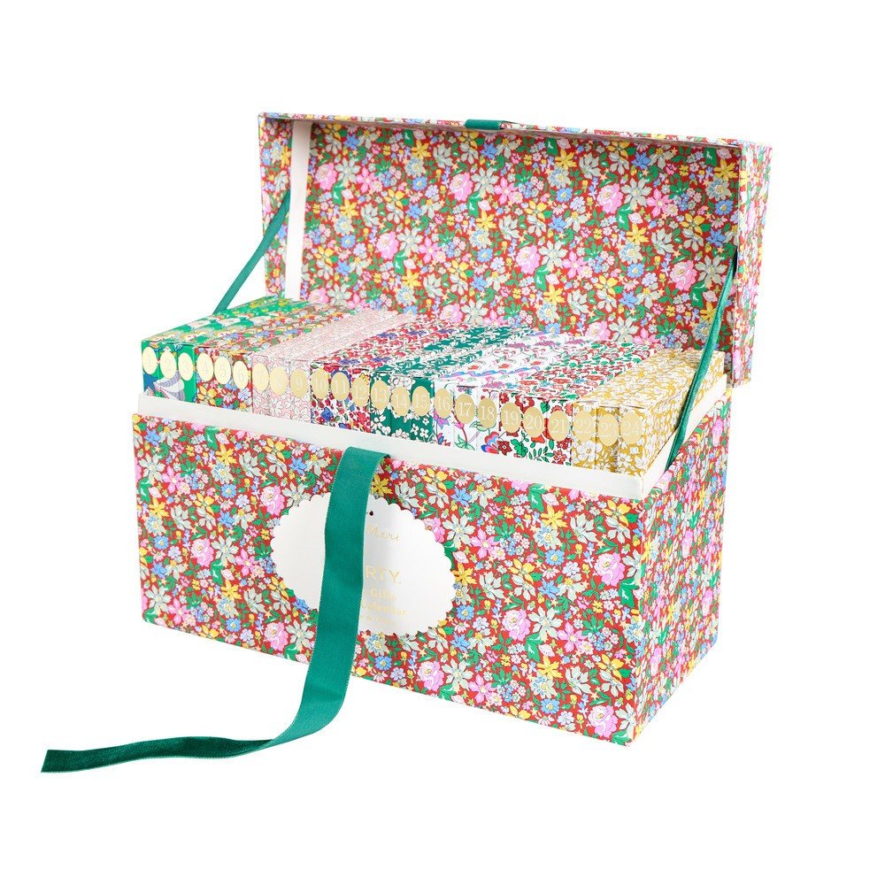 Adventskalender - Meri Meri x Liberty - Festive Gifts - Adventskalendrar, Julartiklar