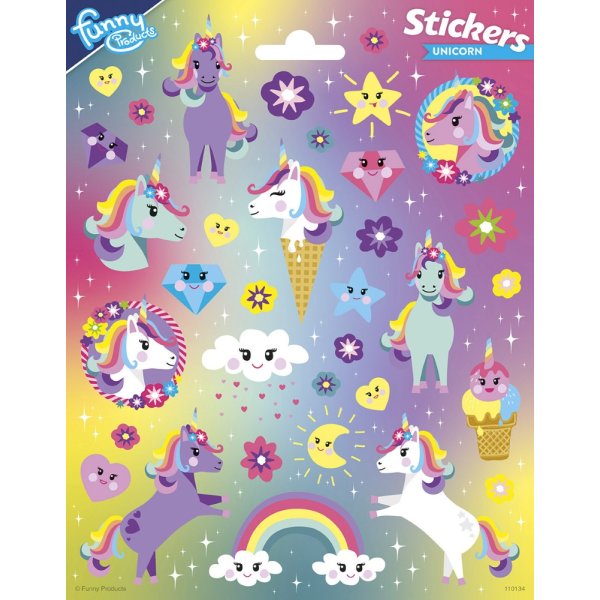 Klisterm�rken - Unicorns - Stora