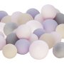 Ballongmix - Lila/rosa/gr/beige - 12 cm - 40 st