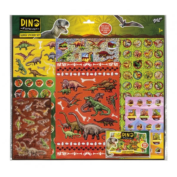 Klisterm�rken - Dinosaurier - Set