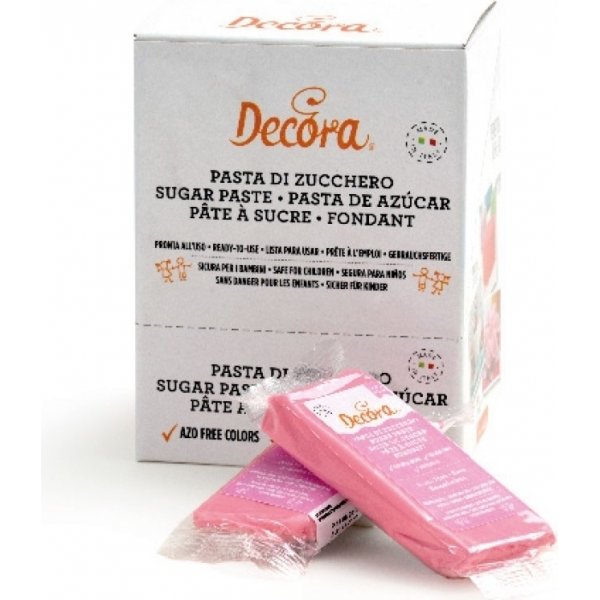 Sugarpaste/Sockerpasta - Rosa - Decora - 100 g